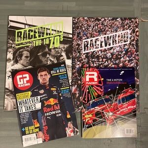 Four Racing Magazines